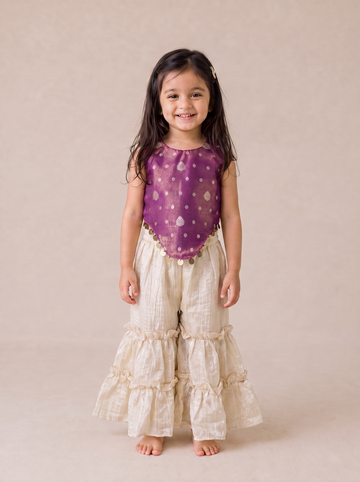 Brocade top with Sharara