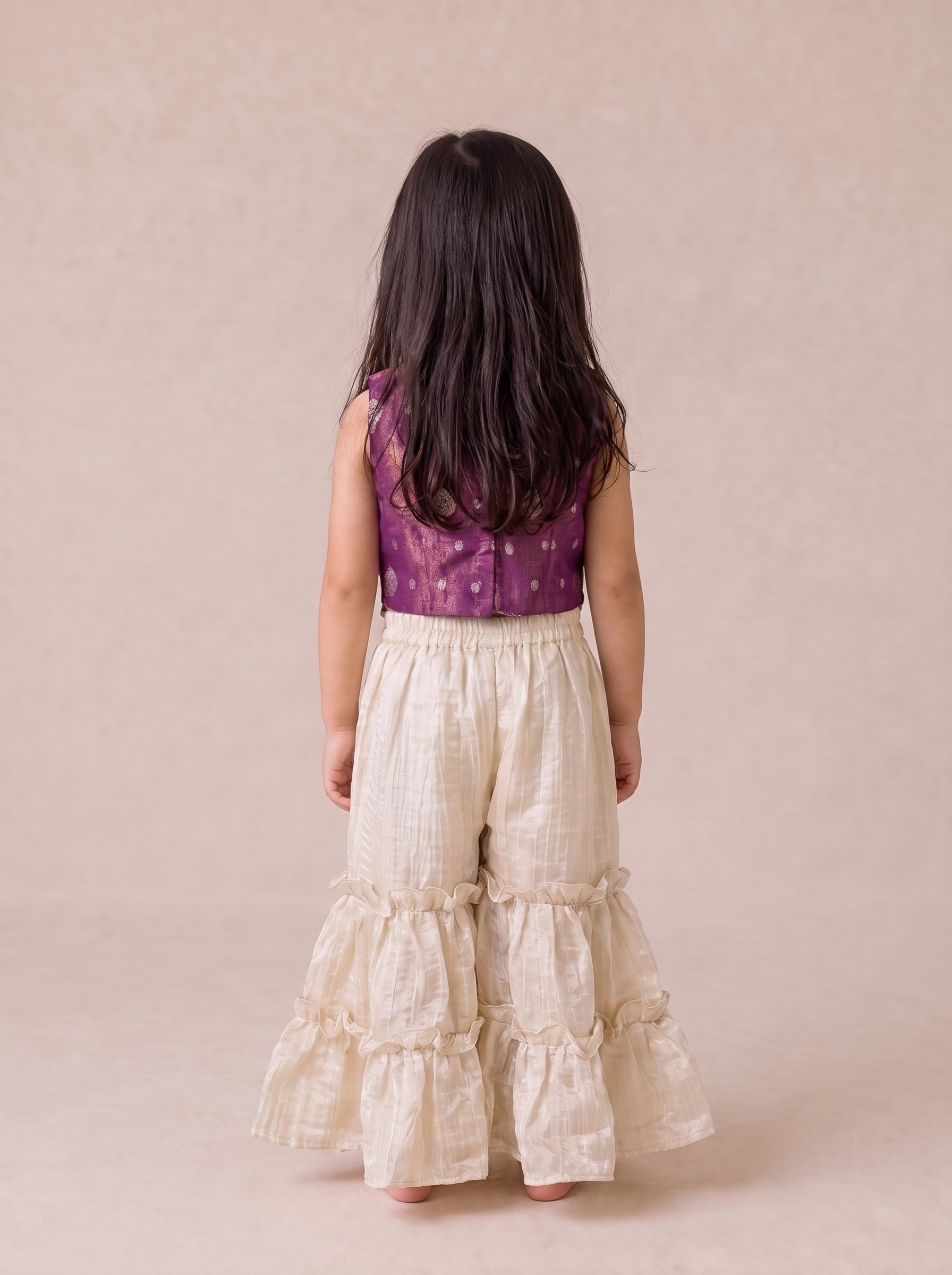 Brocade top with Sharara