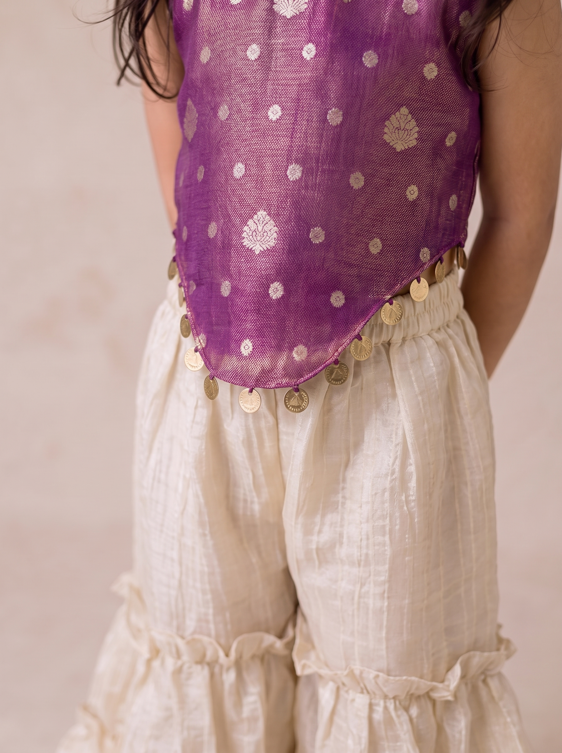 Brocade top with Sharara