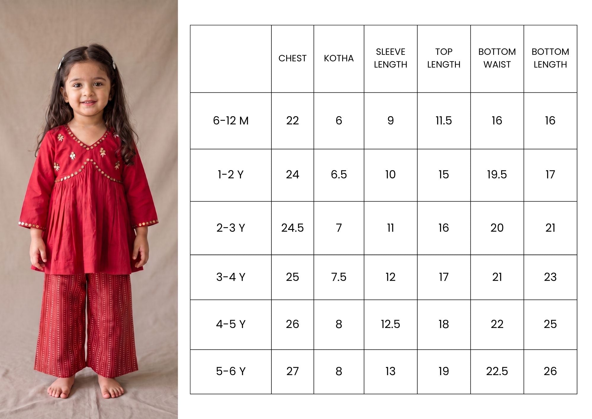 Red Peplum set