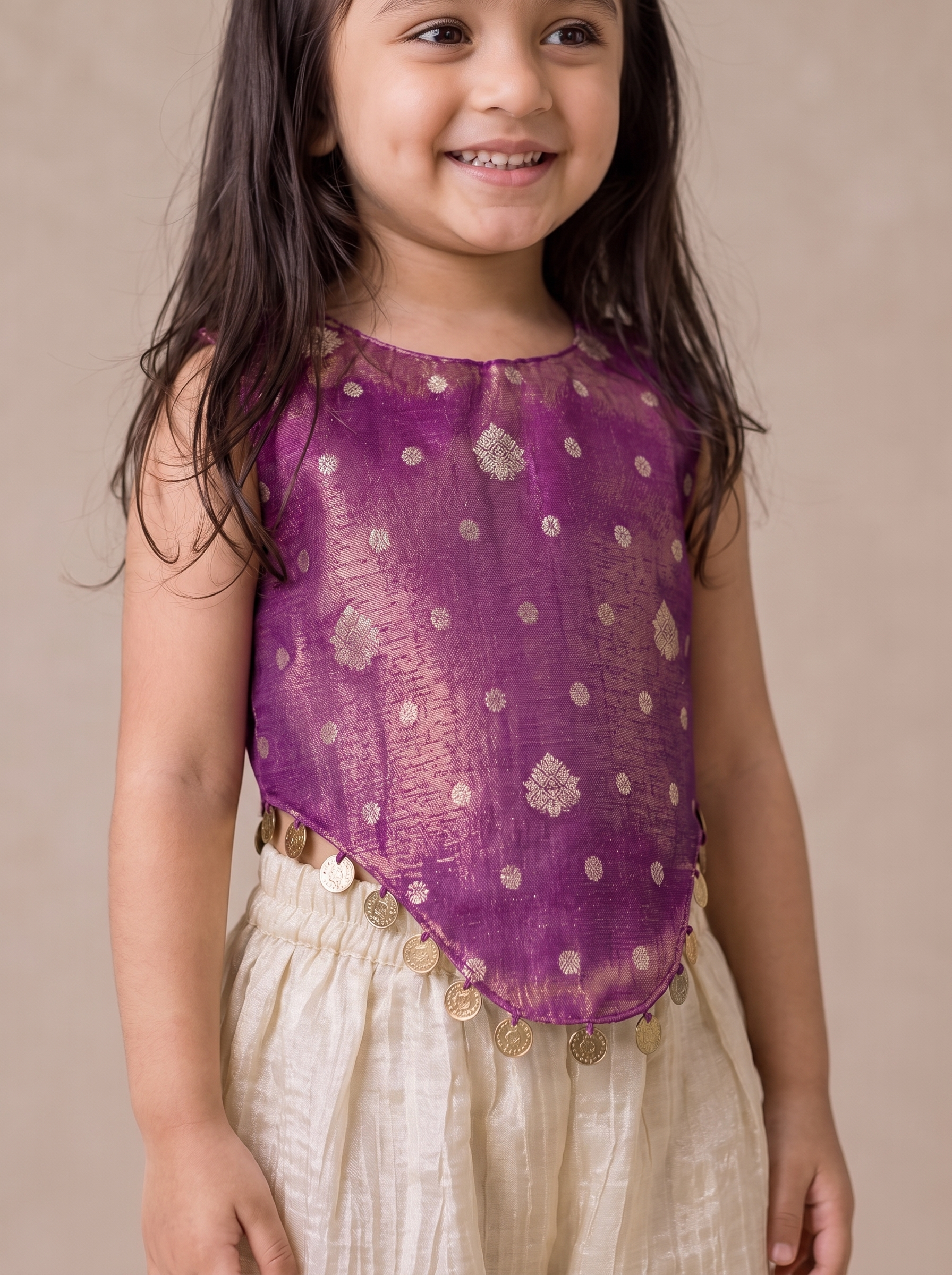 Brocade top with Sharara