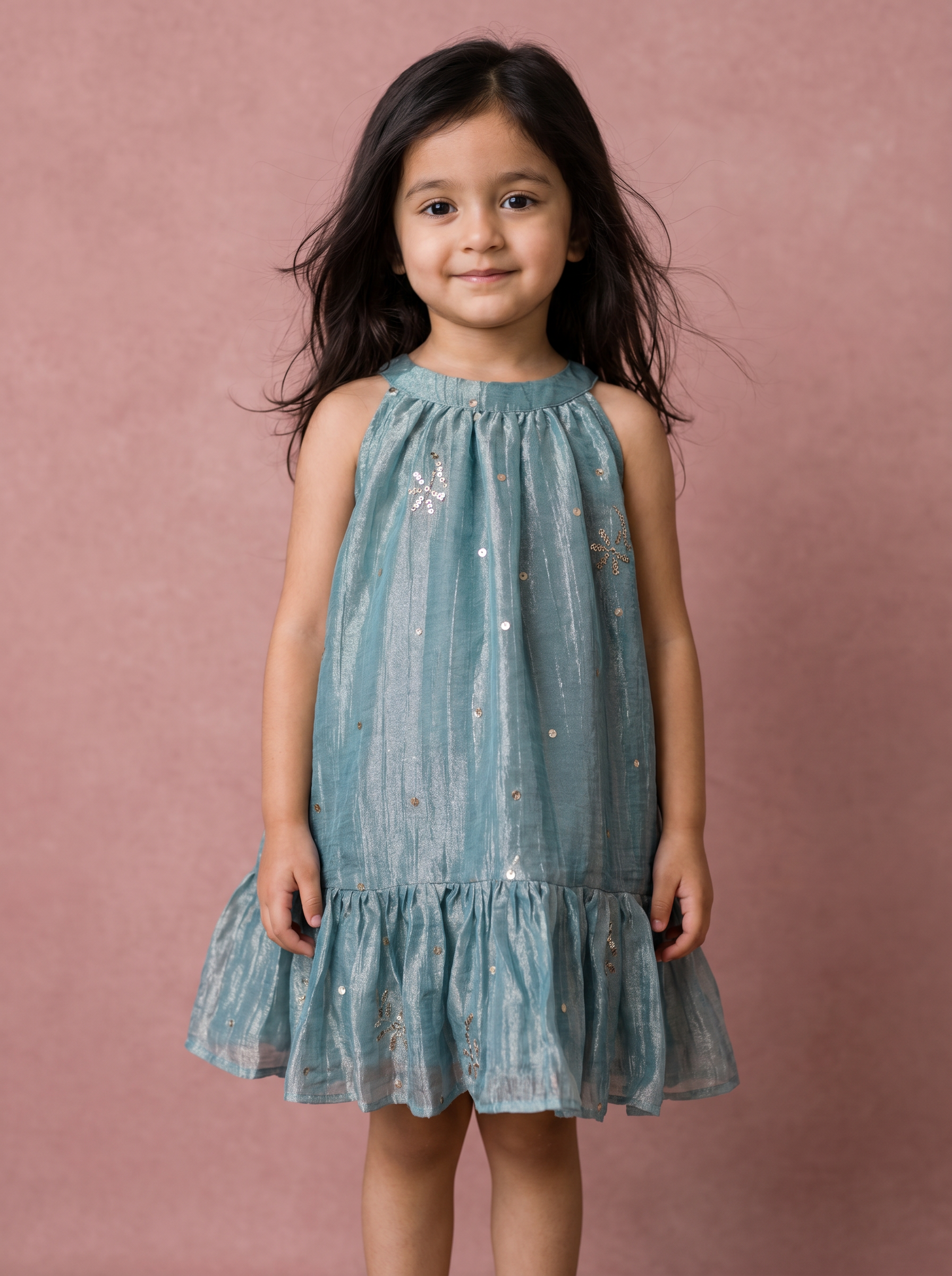 Teal Dress