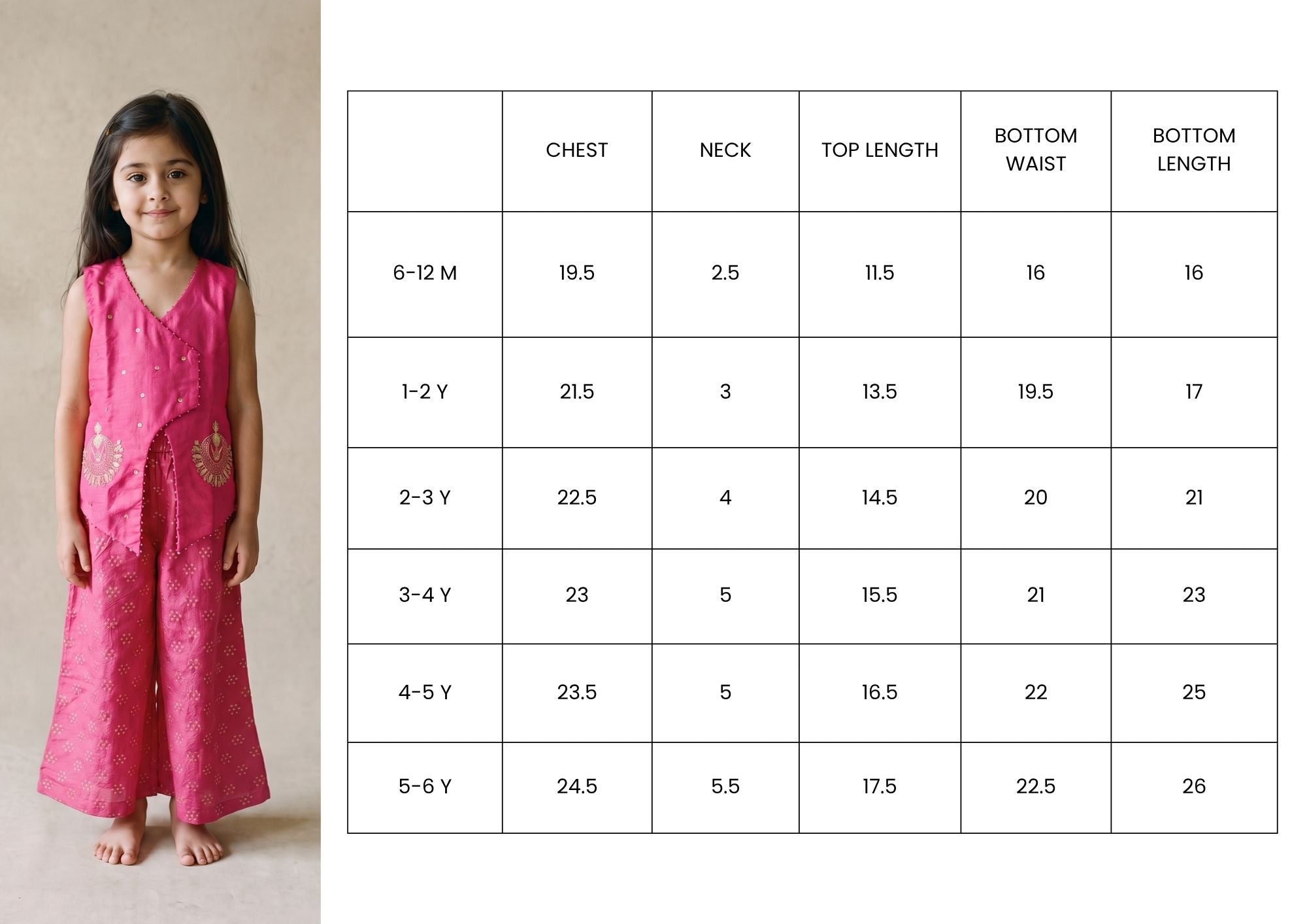 Pink Vest with Palazzo Set