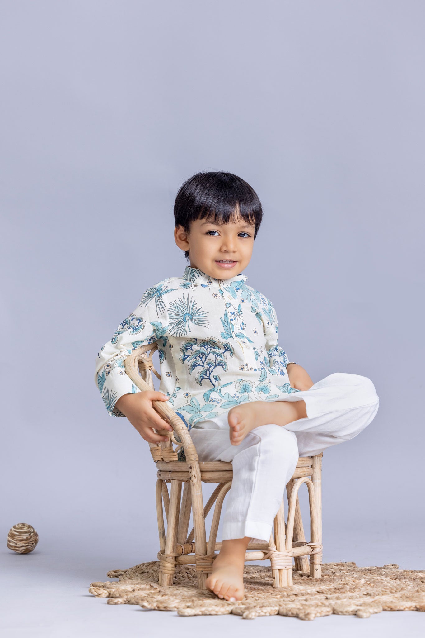 Floral Shirt Kurta set