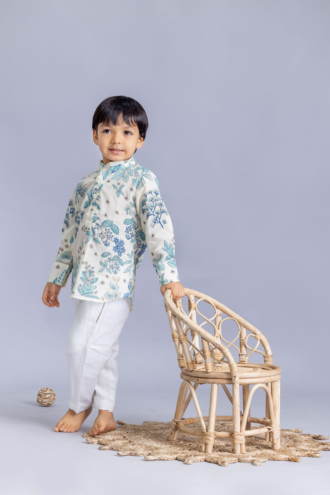 Floral Shirt Kurta set