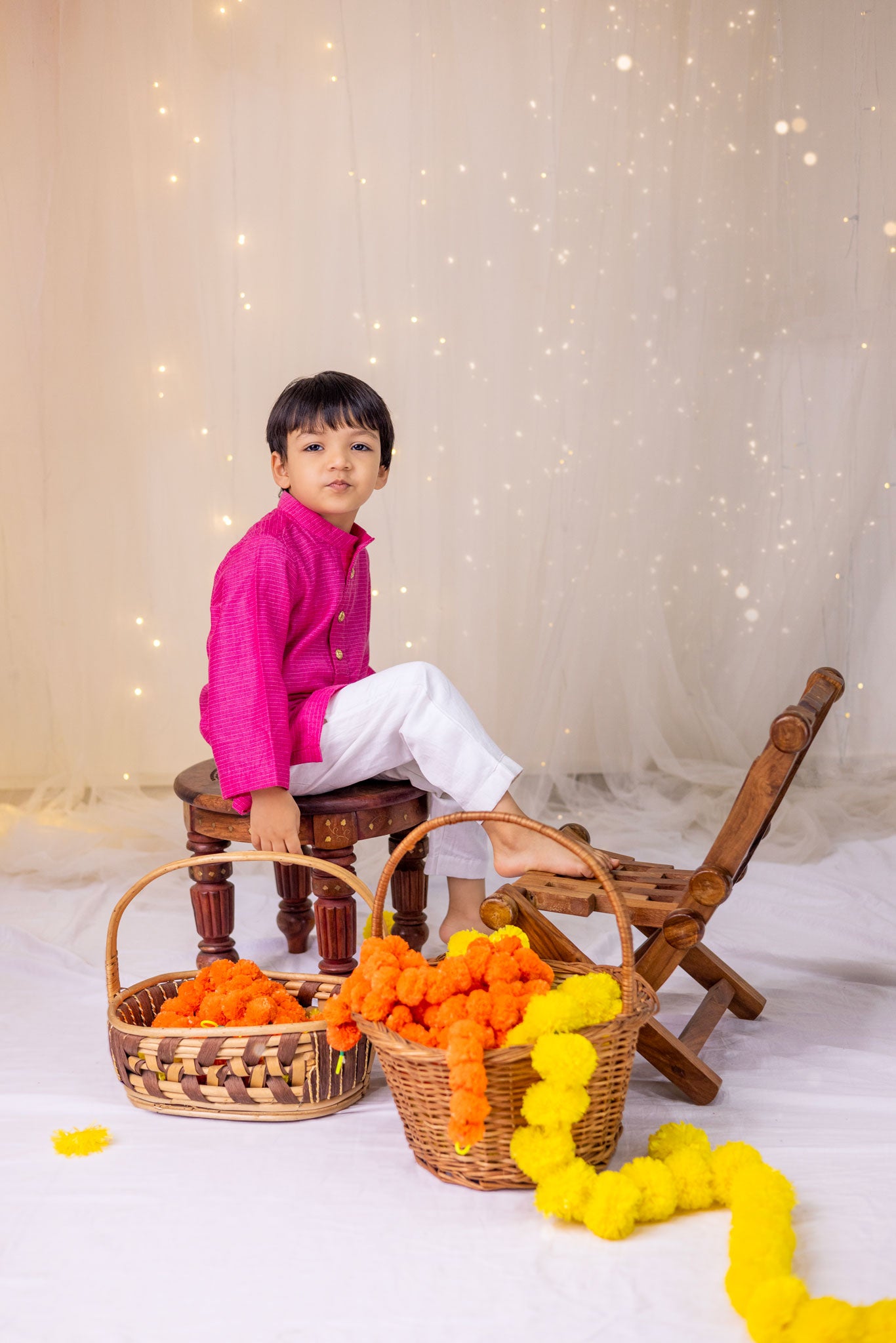 Hot Pink Kurta set