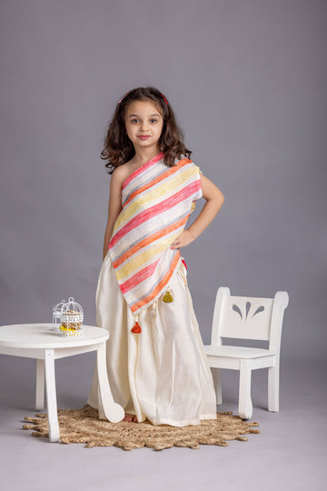 Multicoloured Kaftan With Pants