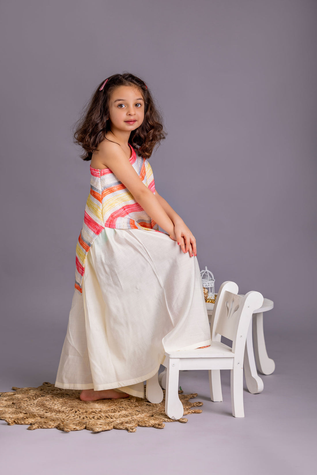 Multicoloured Kaftan With Pants