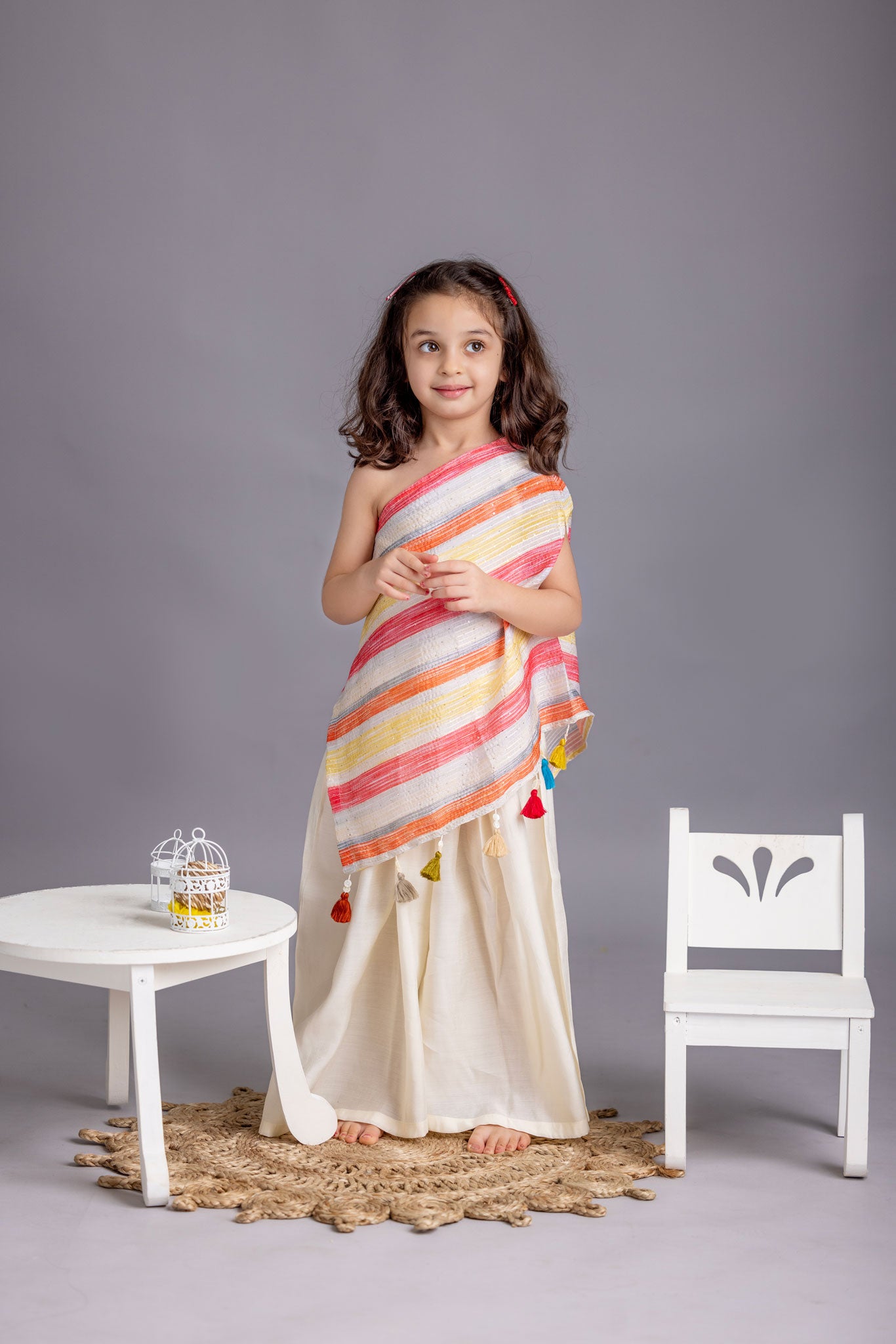 Multicoloured Kaftan With Pants