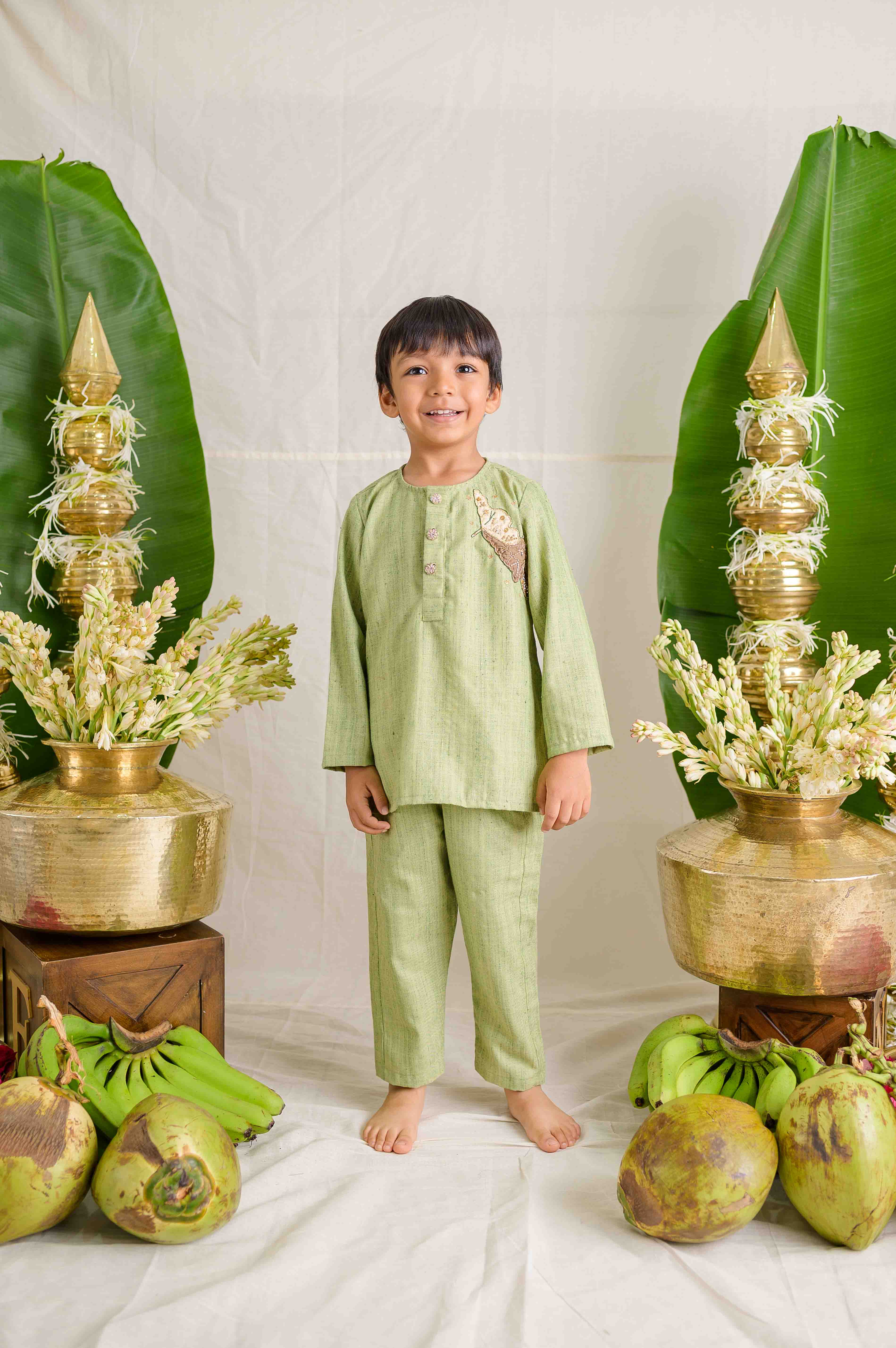 Pista Barfi Kurta Set