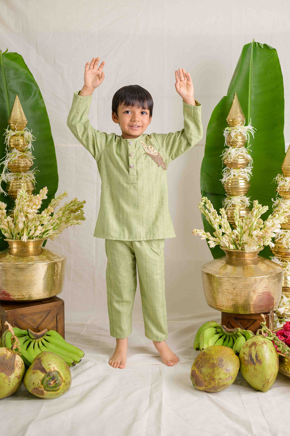 Pista Barfi Kurta Set