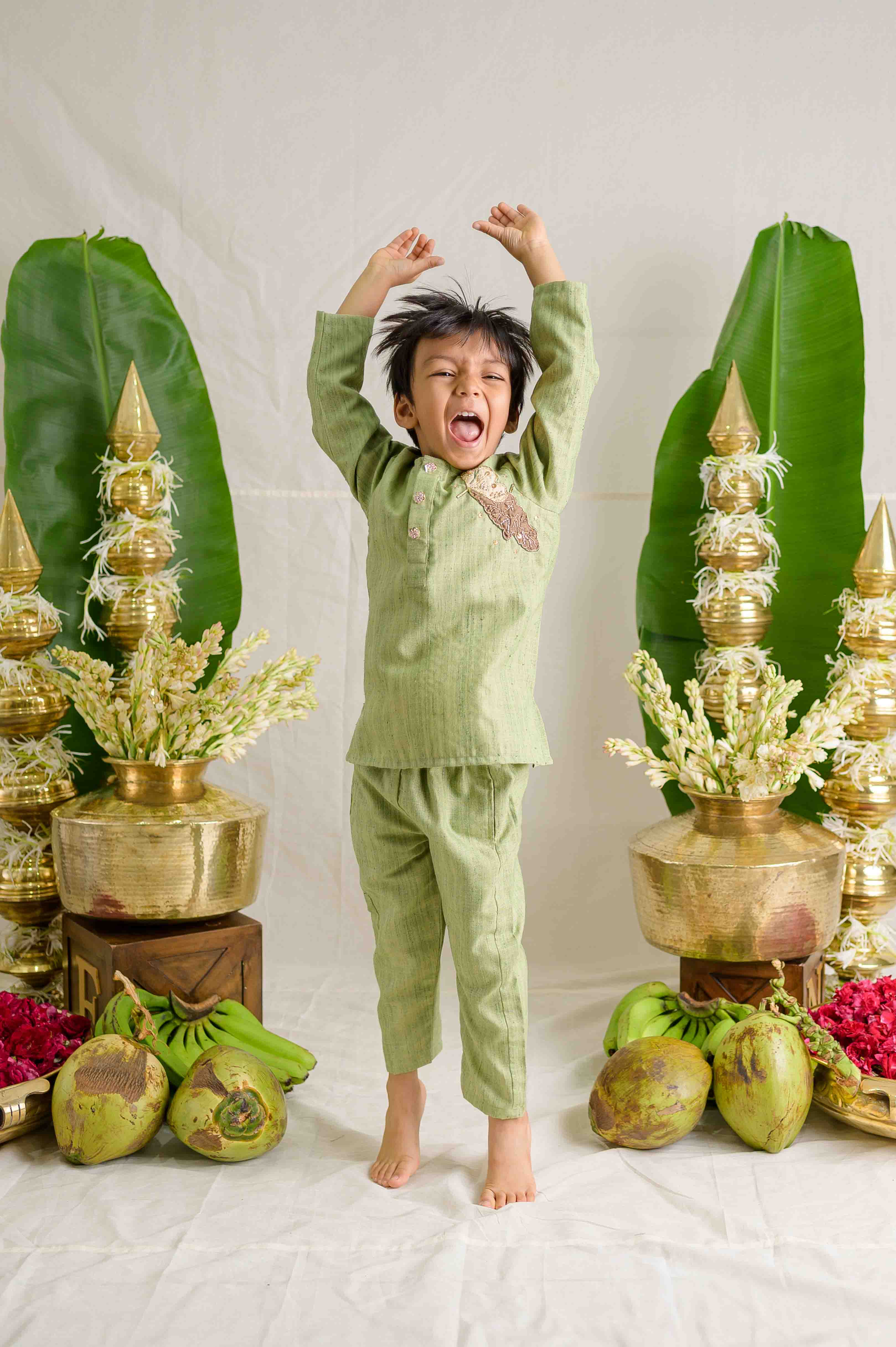 Pista Barfi Kurta Set