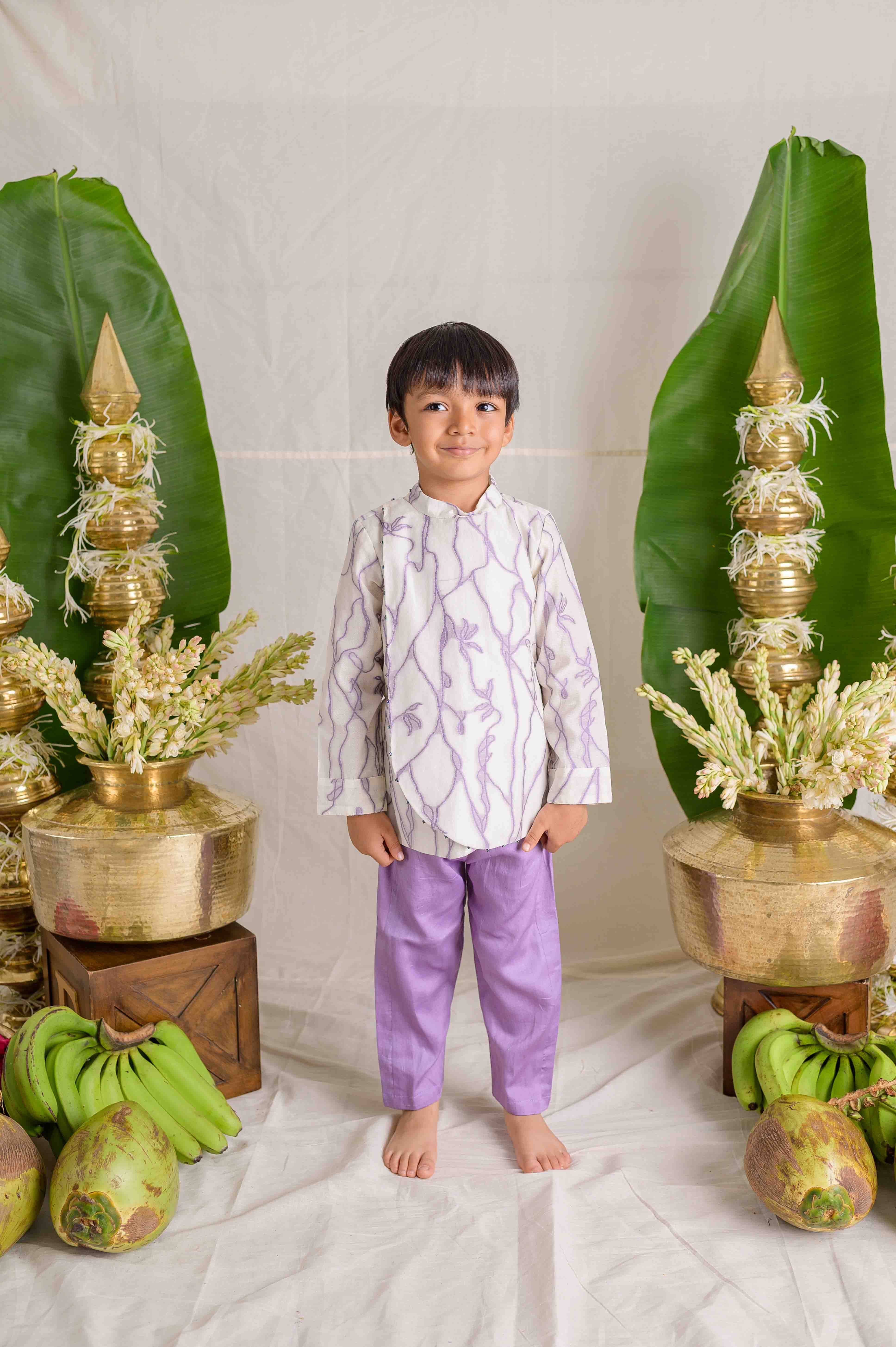 Lilac Leher Twinning Set