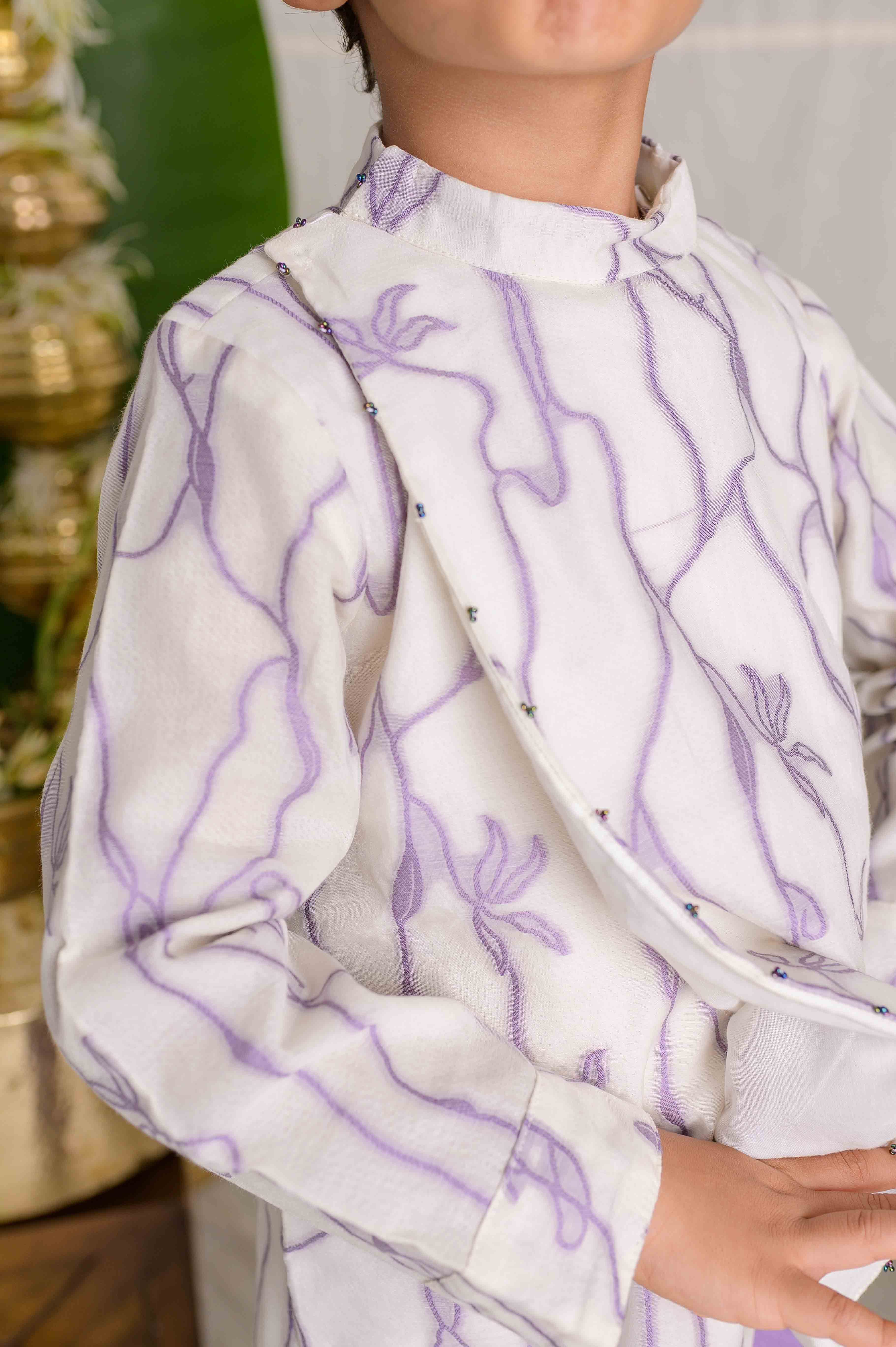Lilac Modak Kurta Set