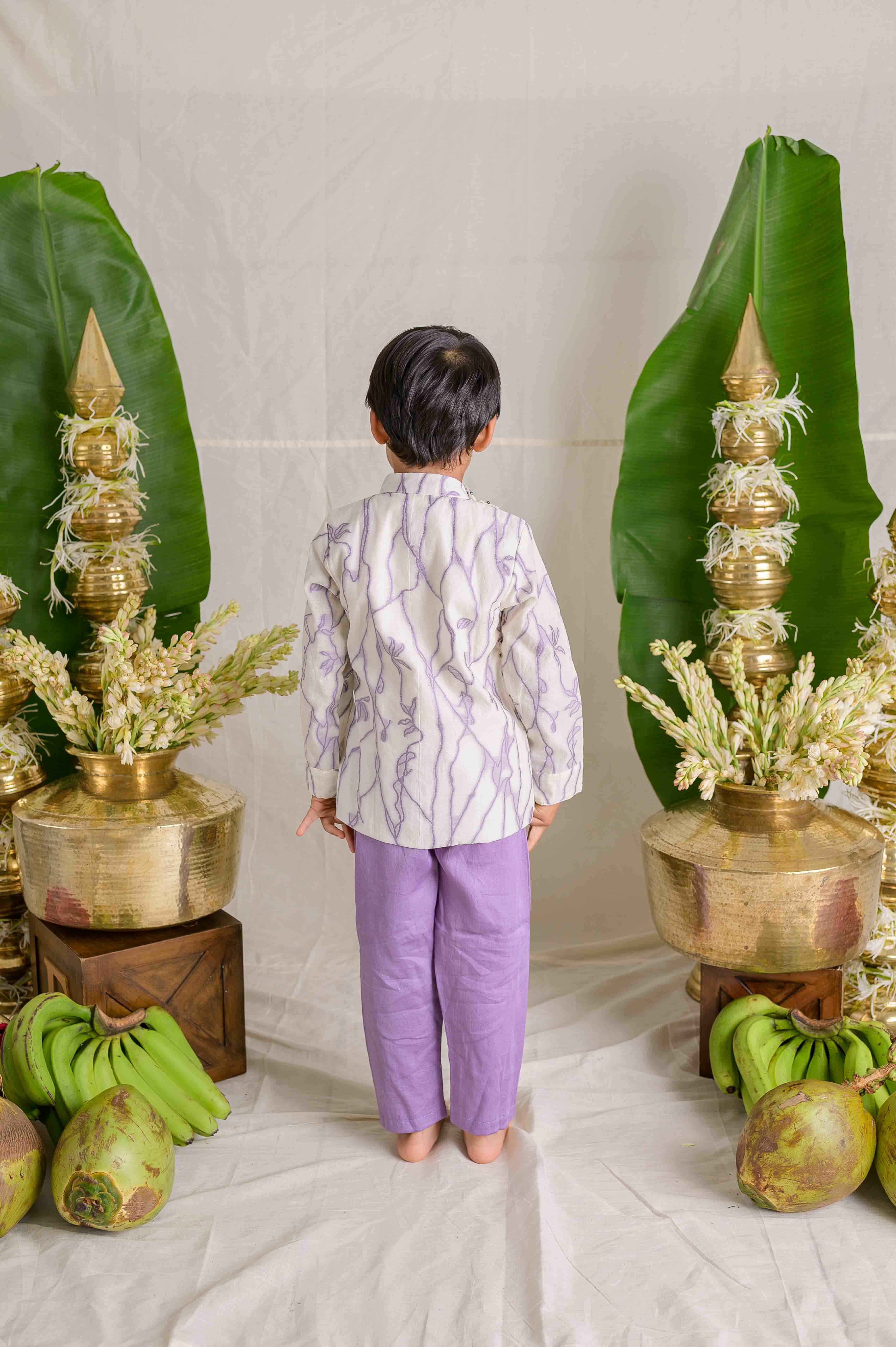 Lilac Modak Kurta Set