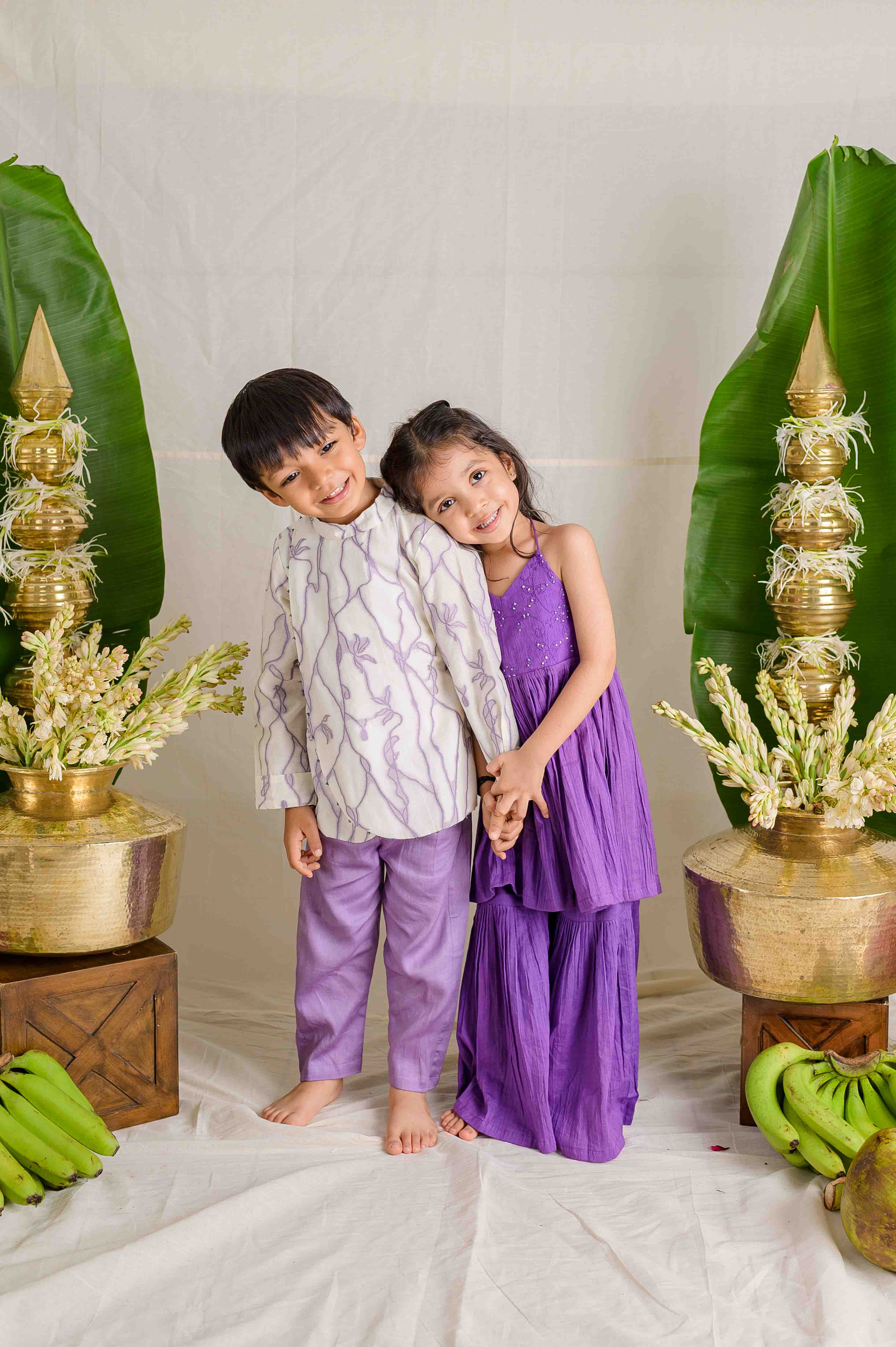 Lilac Leher Twinning Set