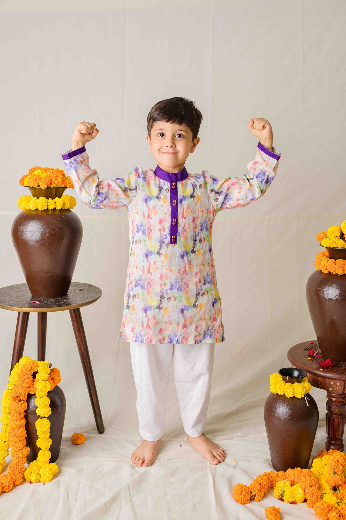 Barfi Pop Kurta Set
