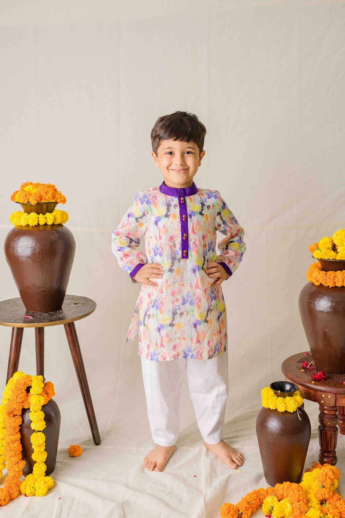 Barfi Pop Kurta Set