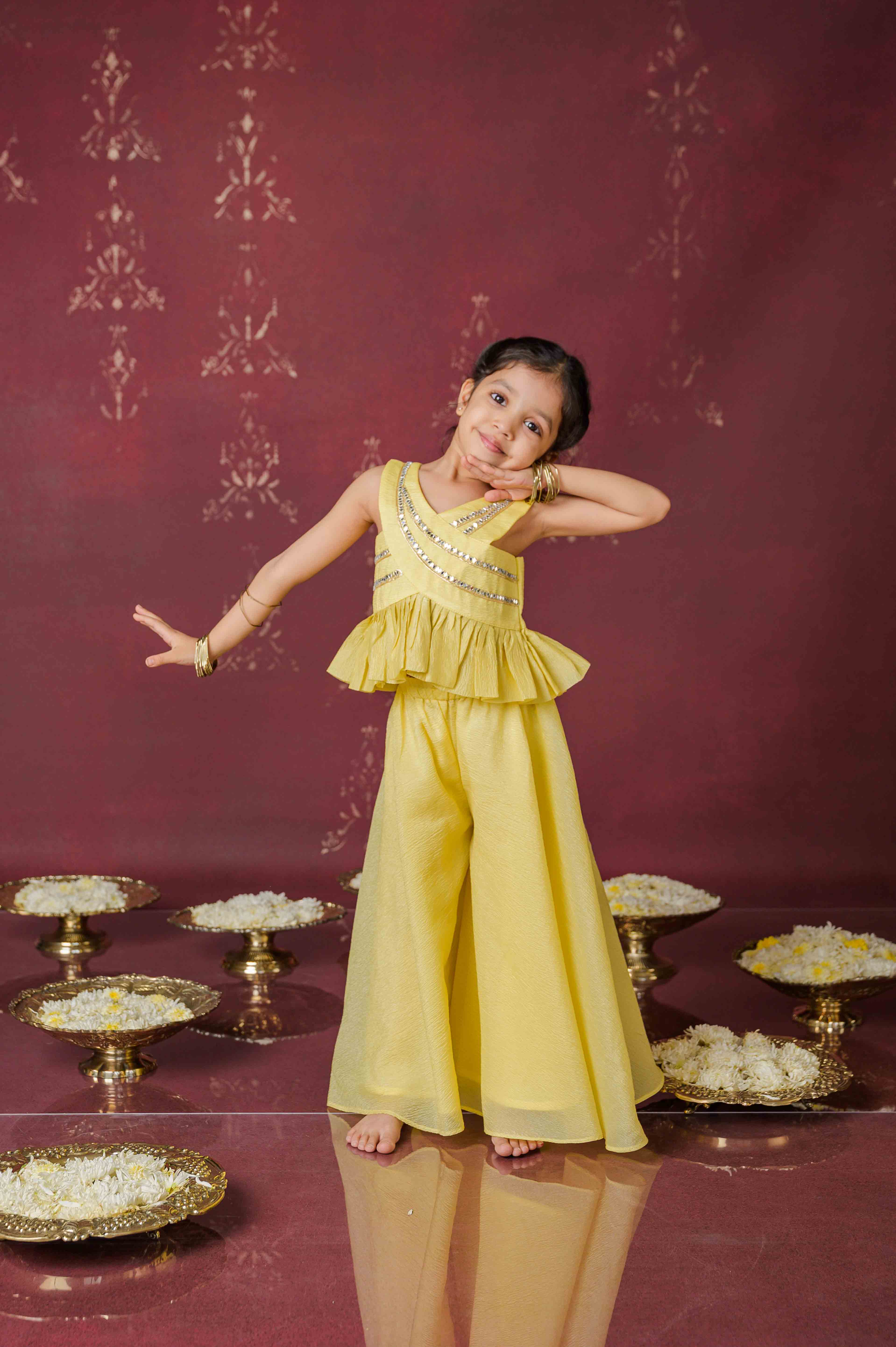 Surajmukhi Tara Peplum Set