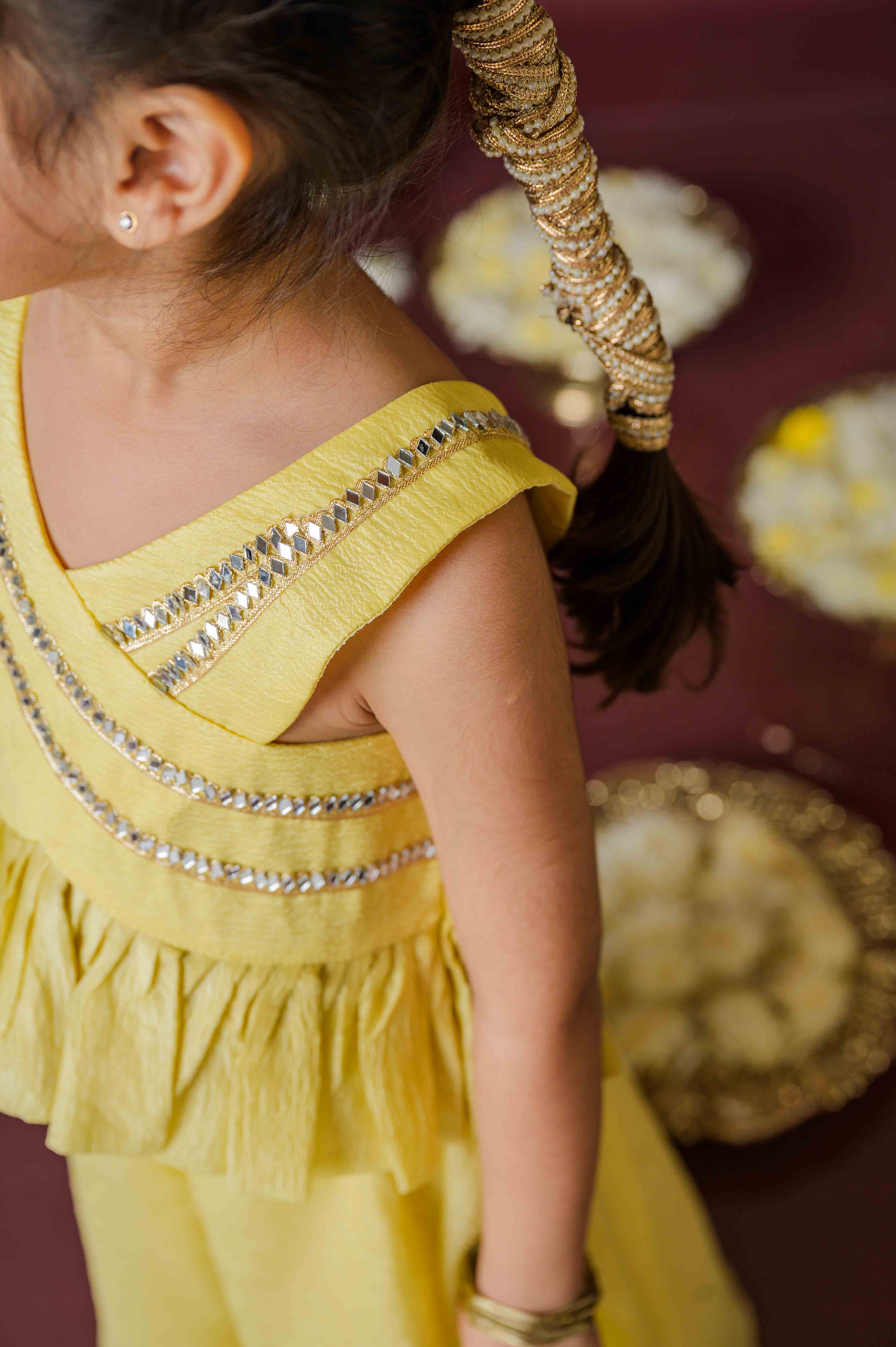 Surajmukhi Tara Peplum Set