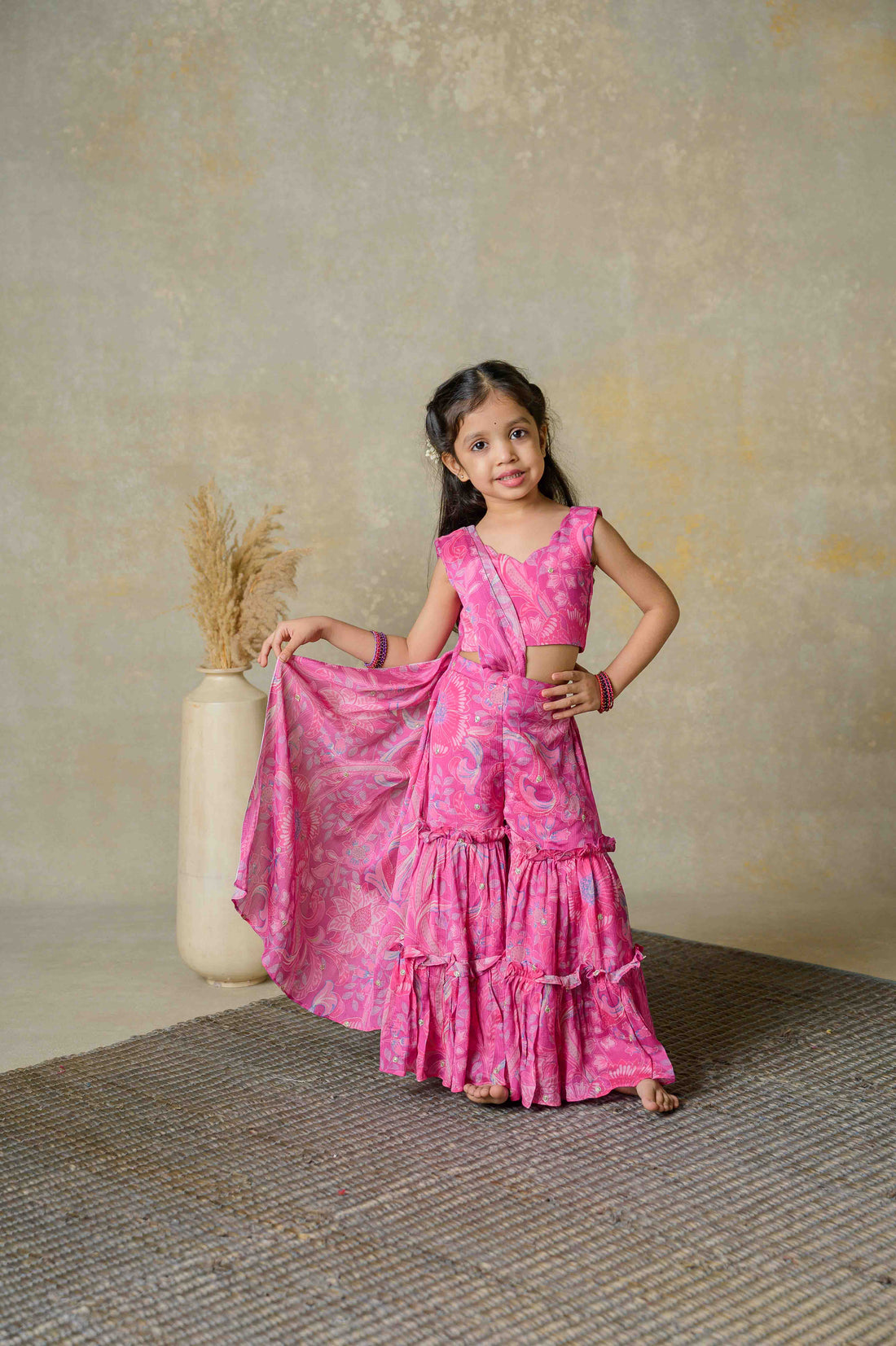 Phoolon Ki Pari Pre-draped Set