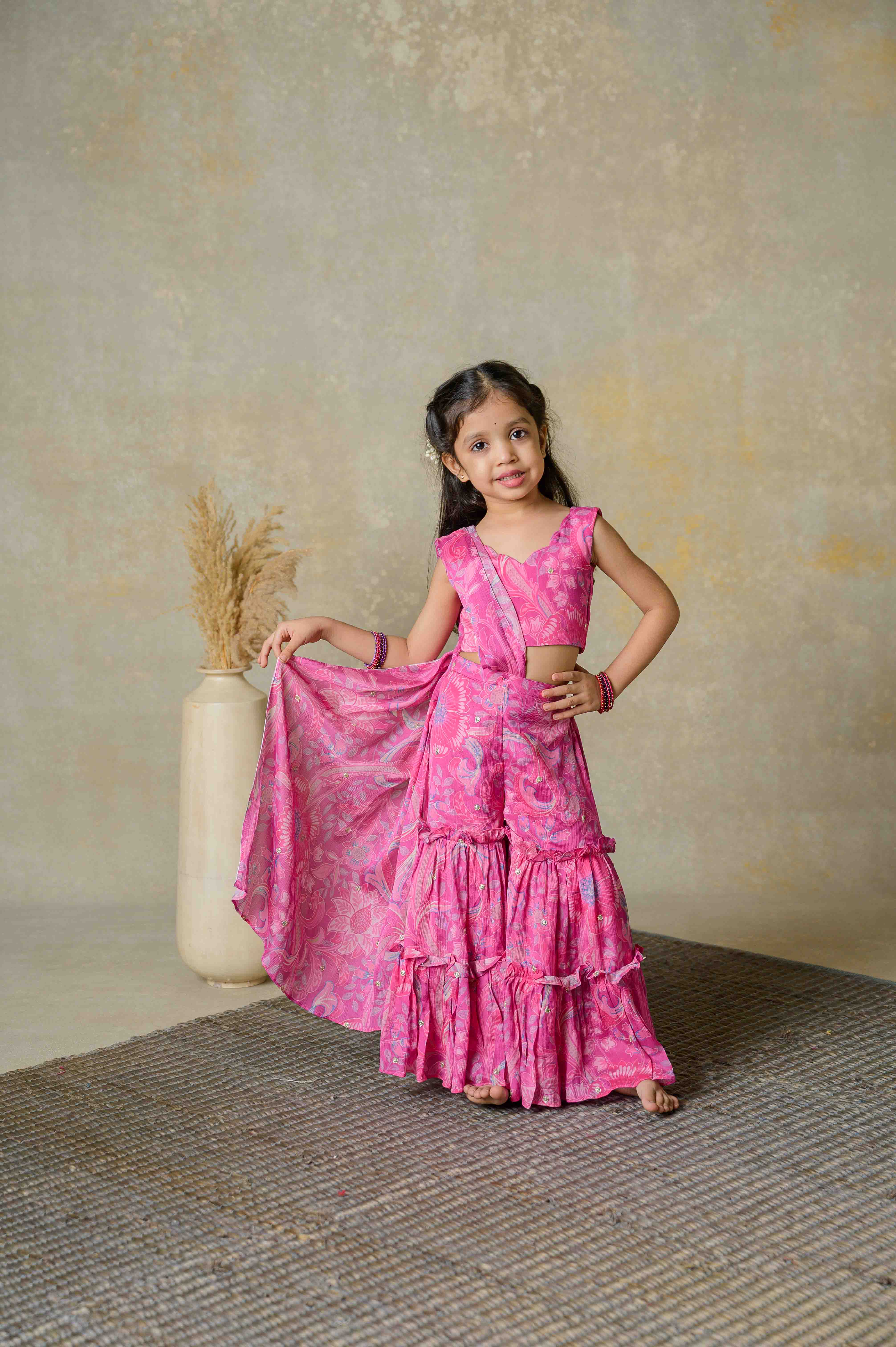 Phoolon Ki Pari Pre-draped Set