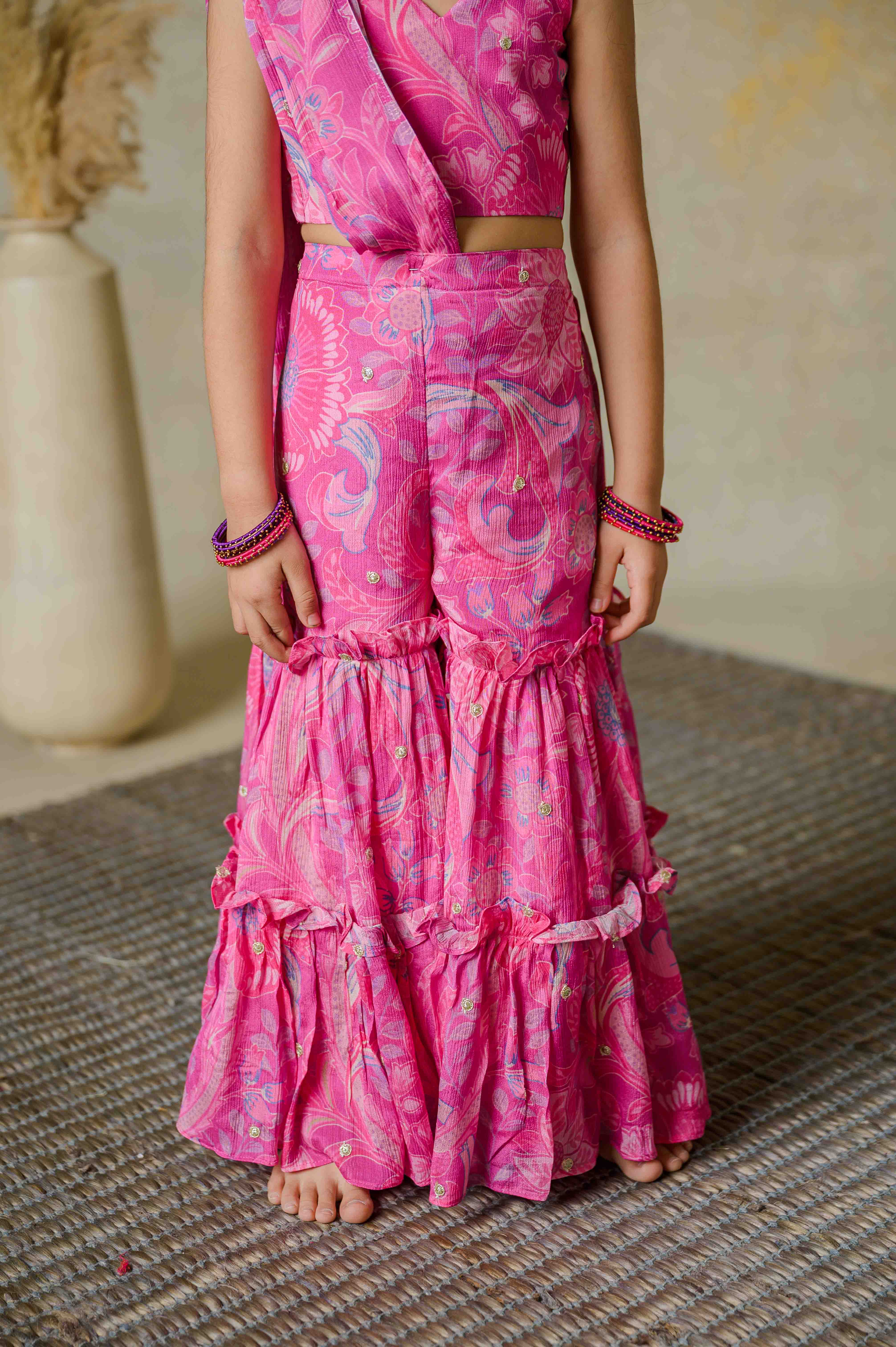 Phoolon Ki Pari Pre-draped Set