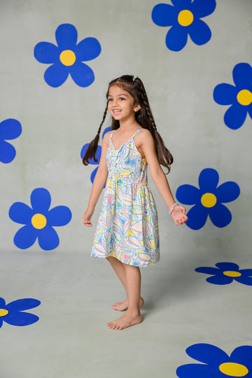 Ocean Doodle Dress
