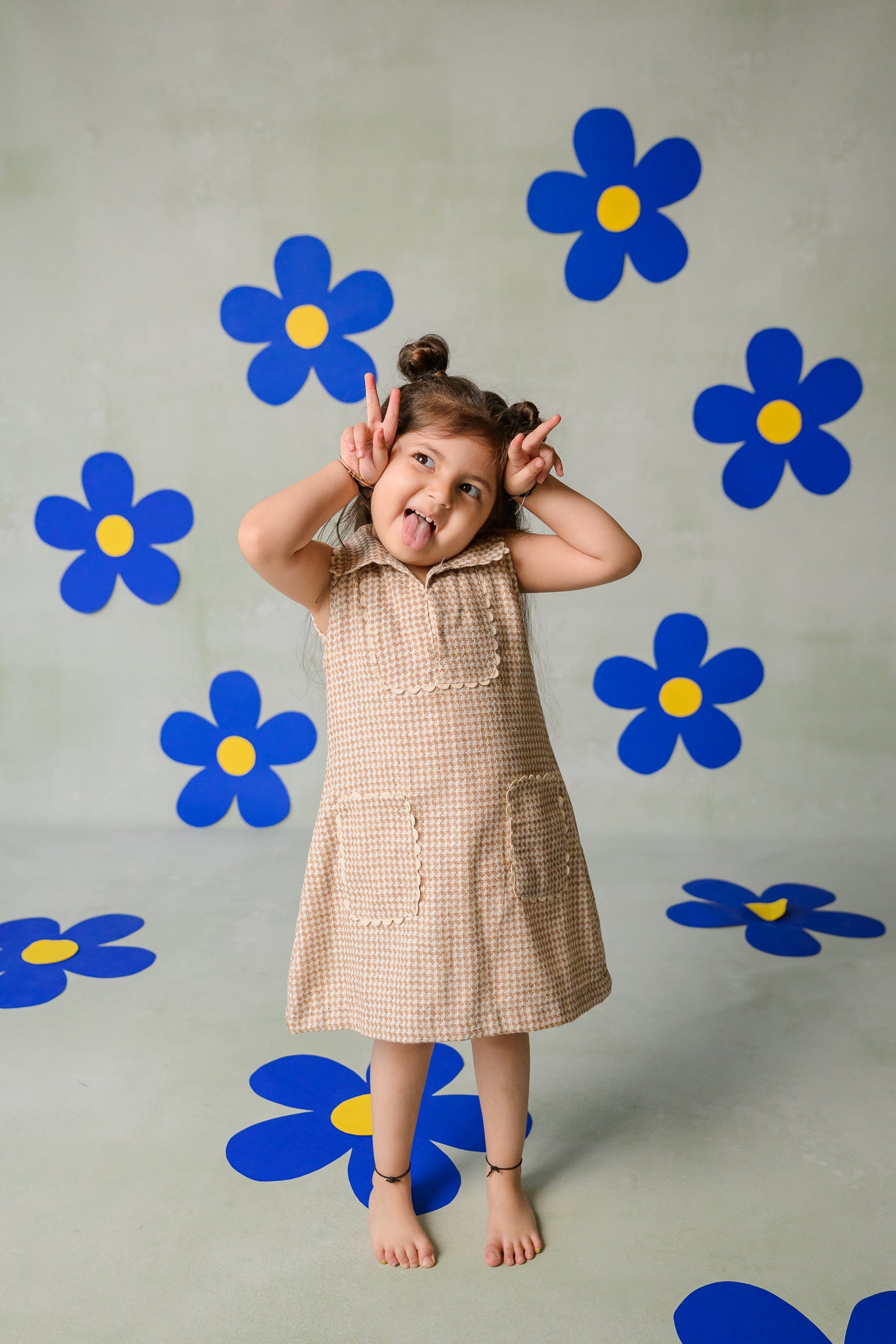 Cookie Check Dress