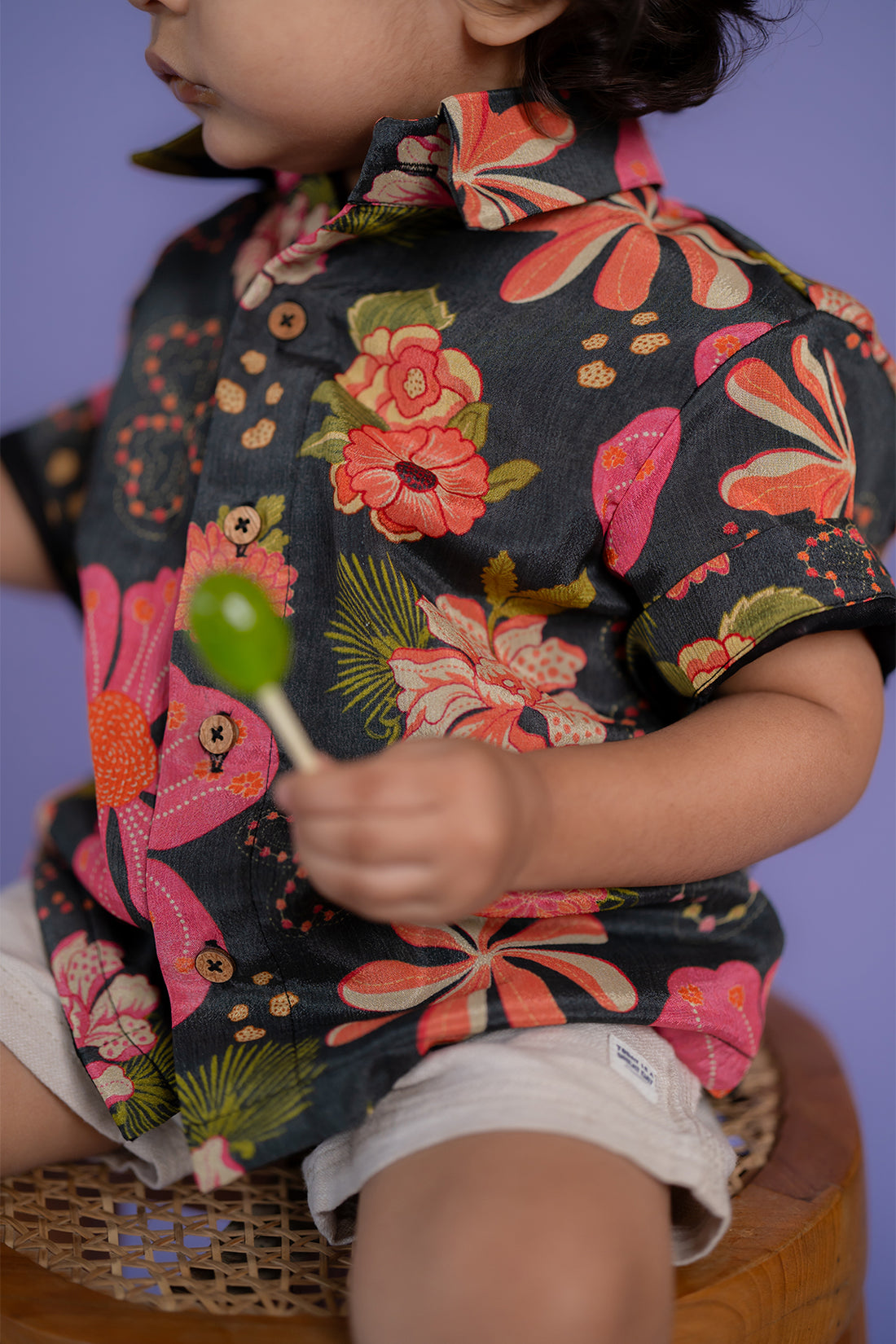 Pitch Black Blooming Shirt