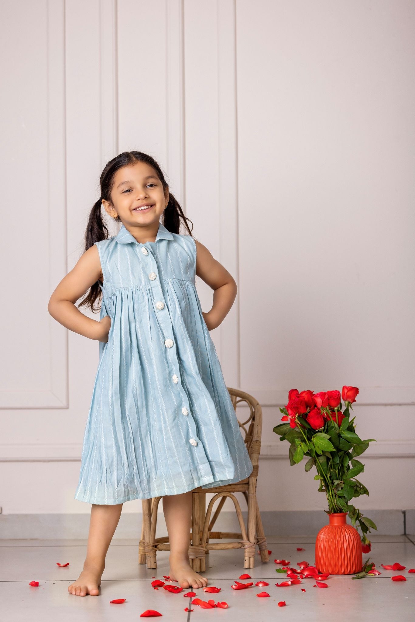 Misty waterfall dress