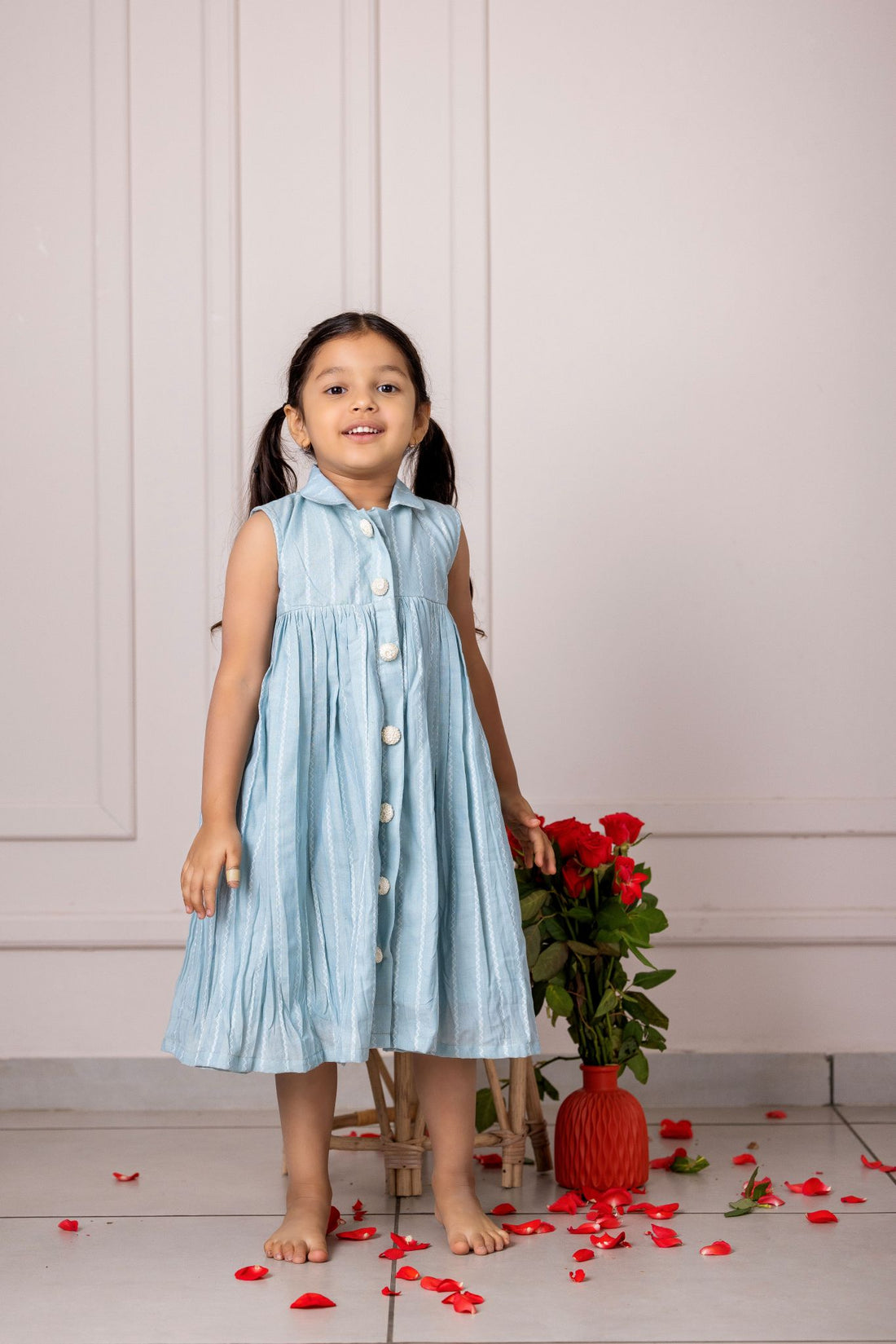 Misty waterfall dress