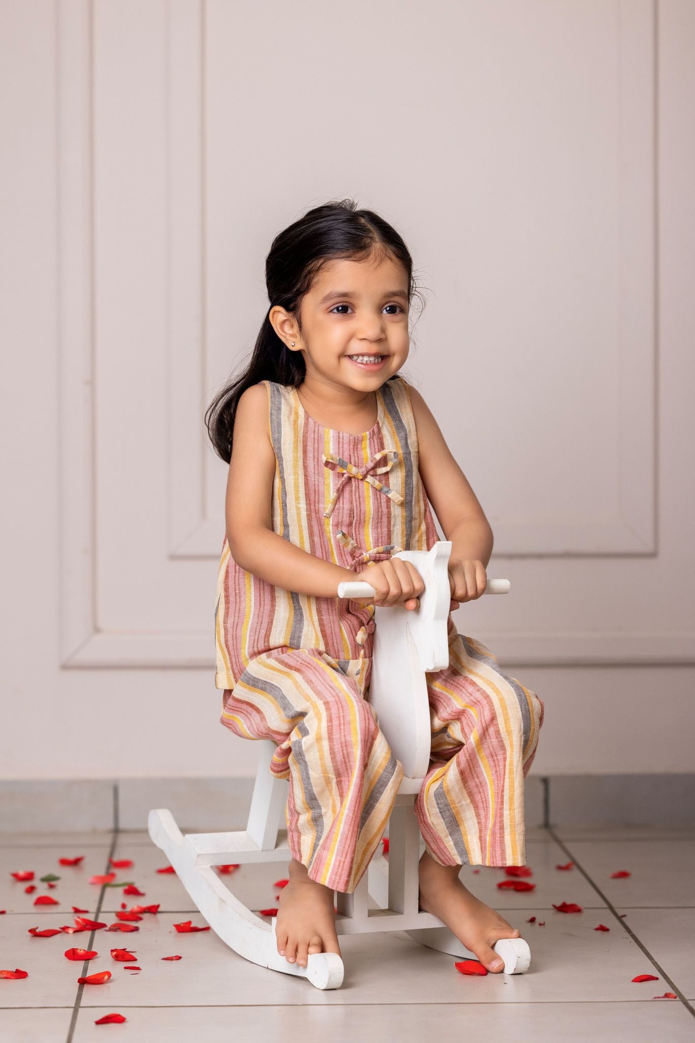 Peachy Bow Coord set