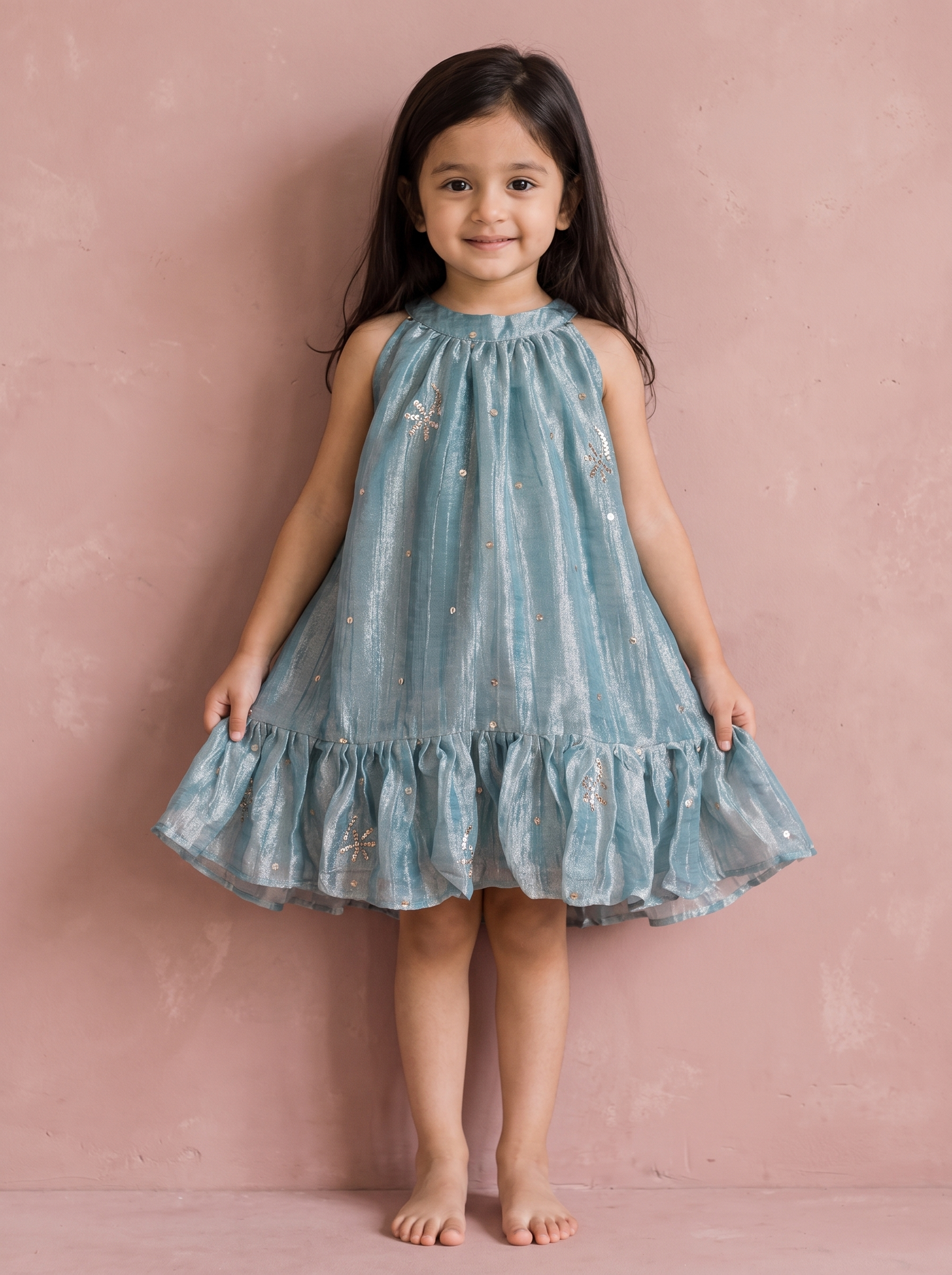 Teal Dress