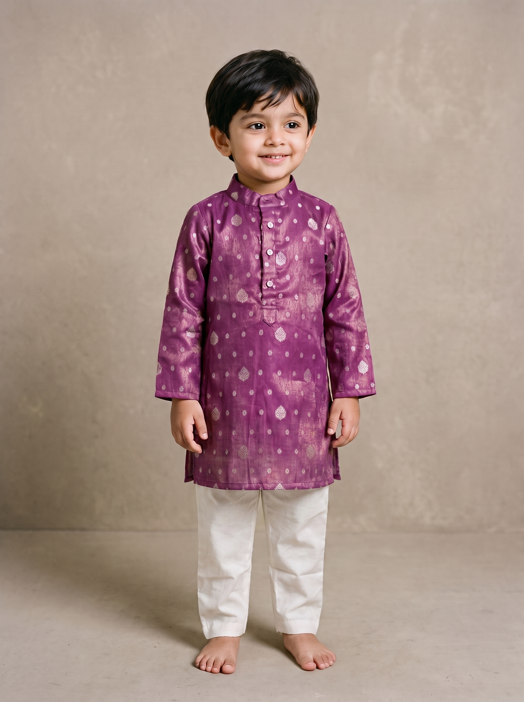 Brocade Kurta with Pants